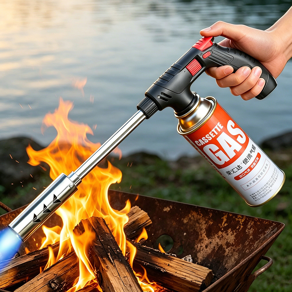 Camping Cooking Youtube - Extended Butane Torch Long Tube Gas
