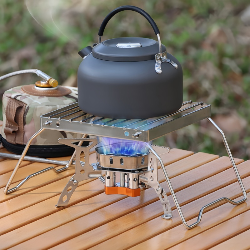 Camping Cooking Backpack - Stainless Steel Stove Stand Camping Portable