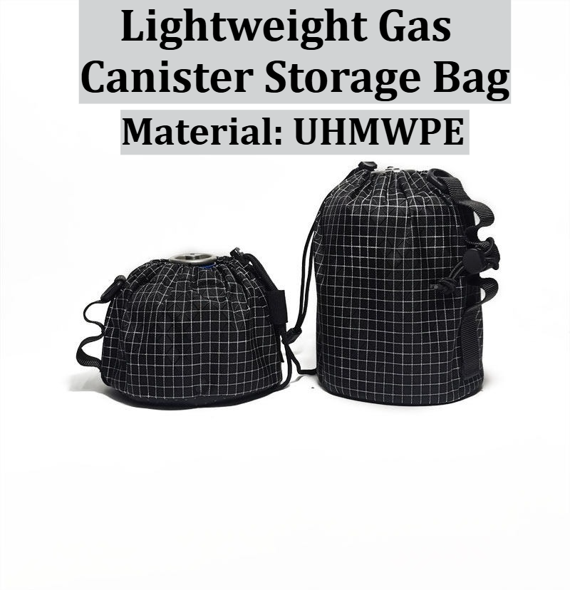 Camping Cooking Backpack - UHMWPE Gas Canister Protective Sleeve, Anti-Slip