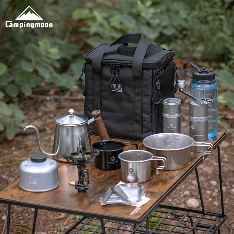 Camping Cooking Hob - CAMPINGMOON BKXD-5F-B Small Card Stove Gas