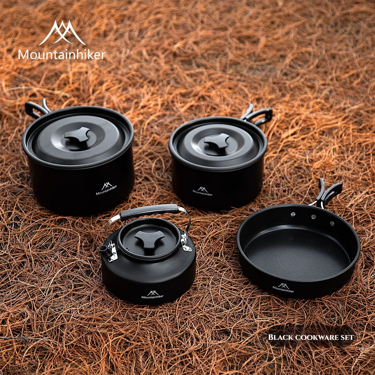 Camping Cooking Bundle - MOUNTAINHIKER Camping Cookware Kit Outdoor Frying