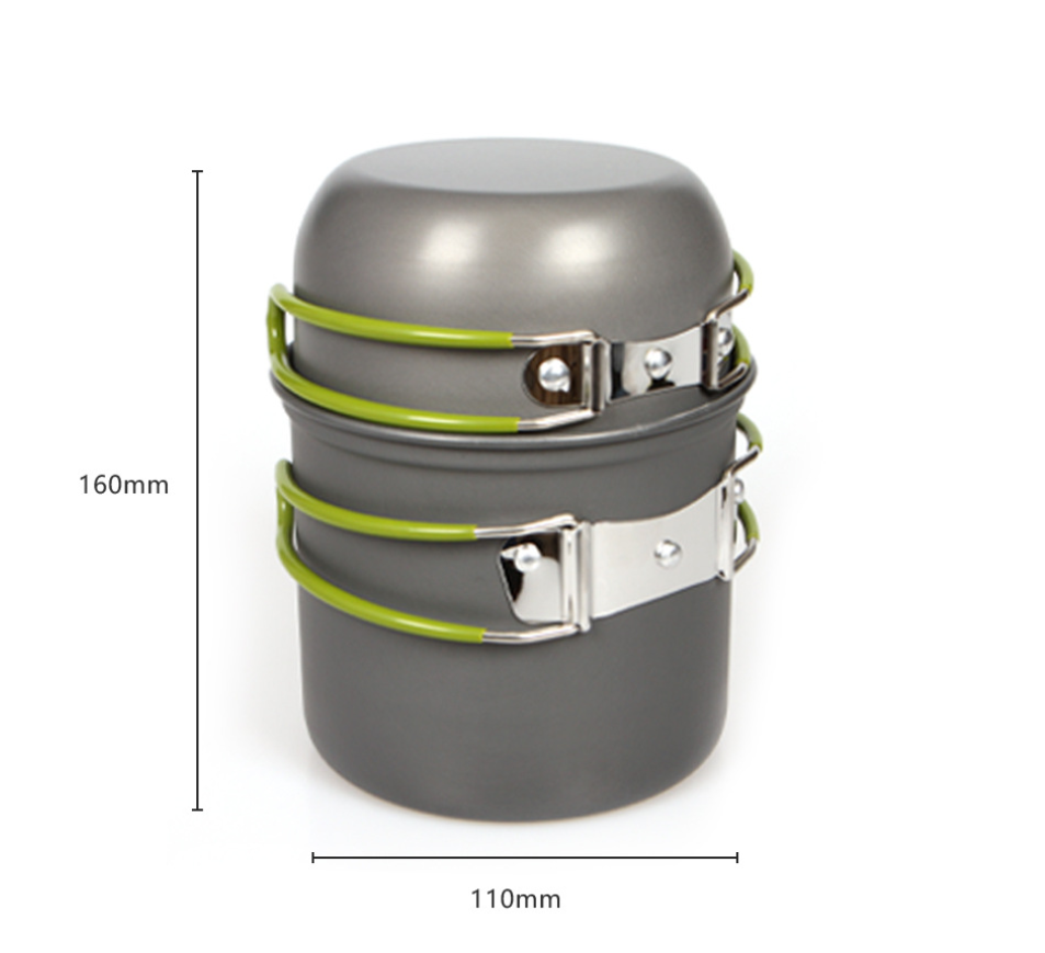 Ultralight Camping Pot Set: Ca - Camping Cooking Hardware recensione e prezzo