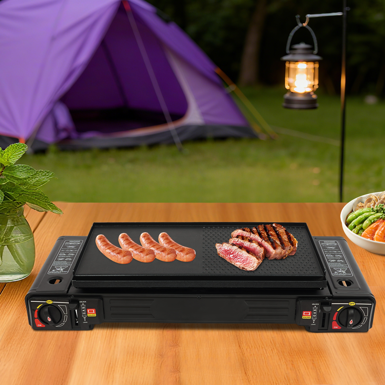 2in1 2-Burner Portable Camping - Camping Cooking Plate recensione e prezzo