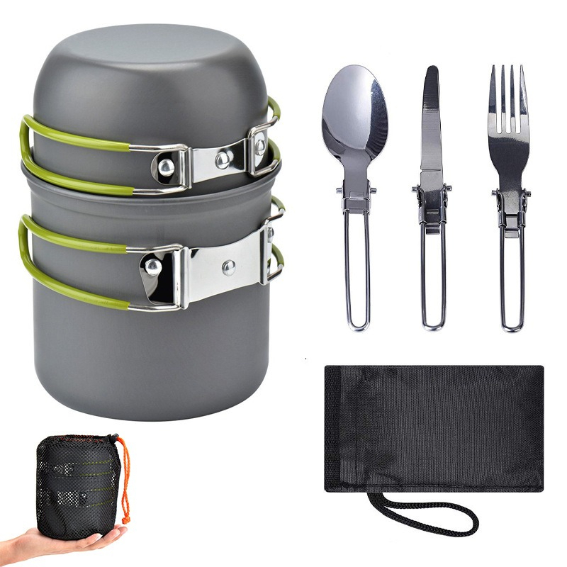Outdoor Portable Camping Cookw - Camping Lightweight Cooking Pot recensione e prezzo