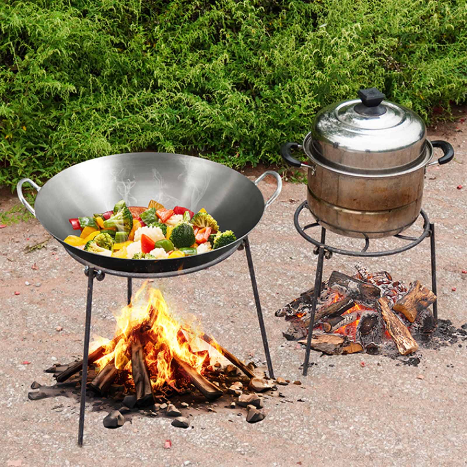 Campfire Tripod Folding Grill  - Camping Cooking Pot Tripod recensione e prezzo