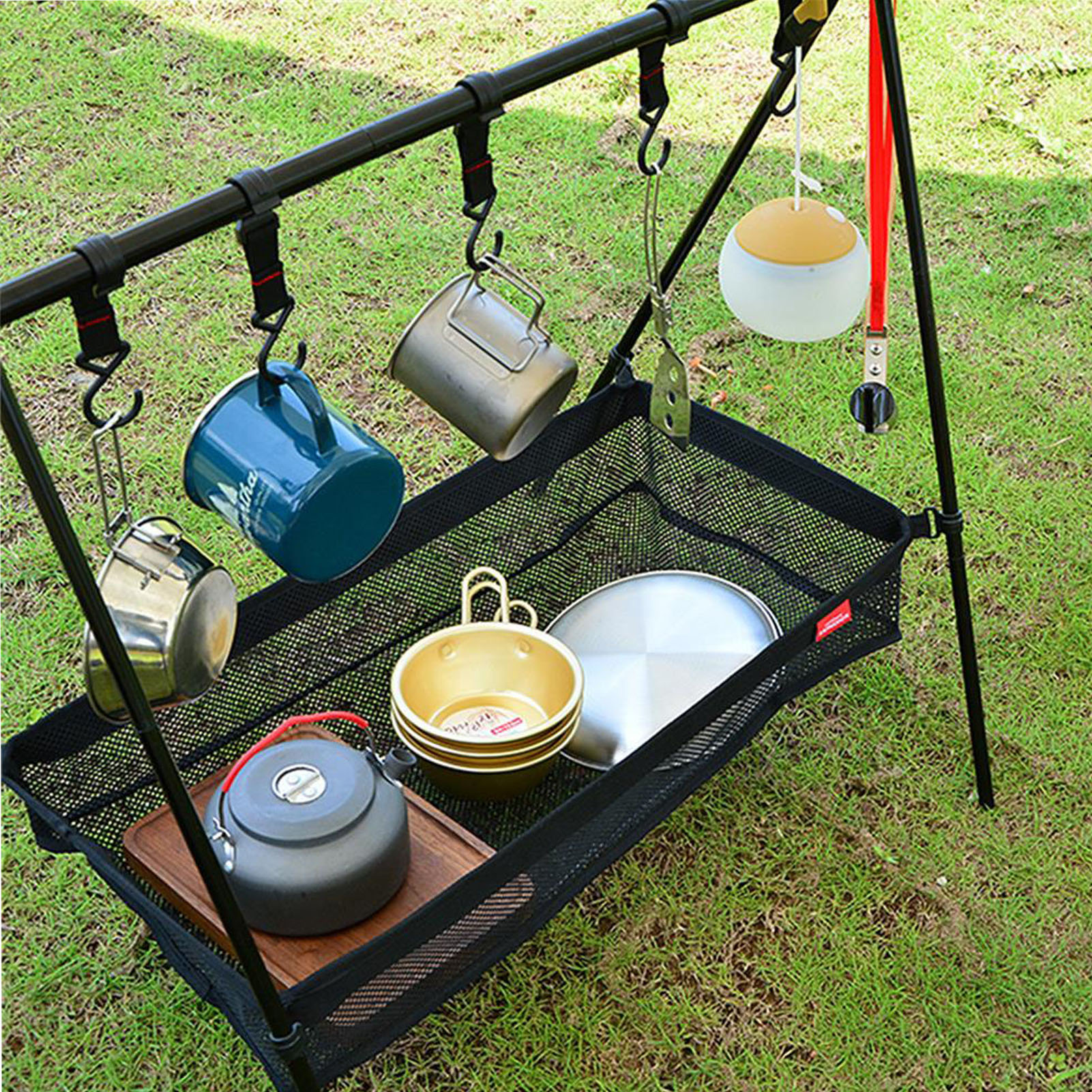 Picnic Under Table Storage Bag - Camping Cooking Basket recensione e prezzo