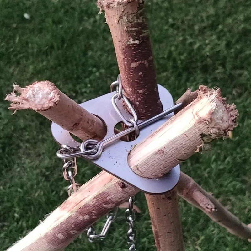 Outdoor BBQ Tripod Portable De - Camping Cooking Pot Tripod recensione e prezzo