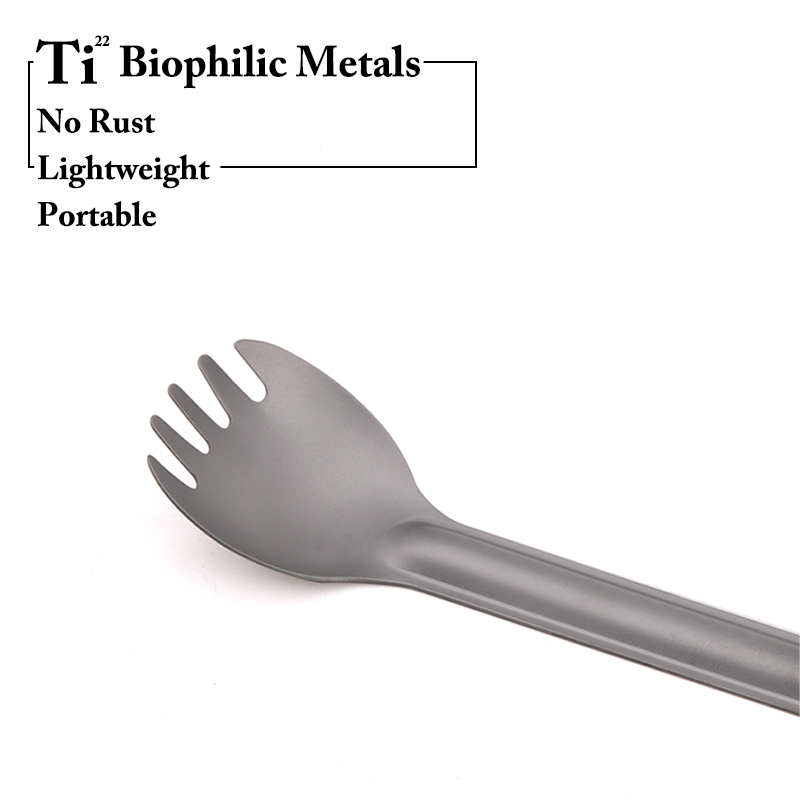 TiTo Titanium Spork Spoon Long - Camping Cooking Basket recensione e prezzo