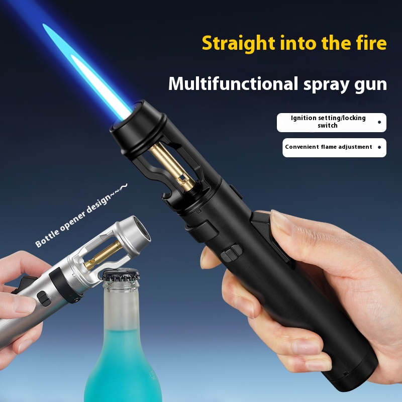 Metal Windproof Jet Flame Ligh - Camping Cooking Flame recensione e prezzo