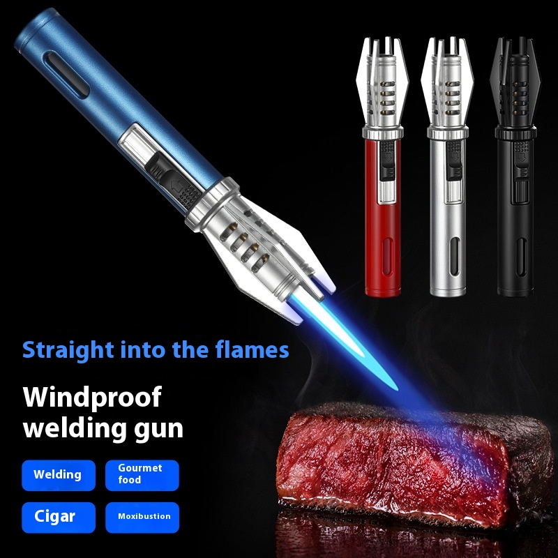 Metal Windproof Jet Flame Ligh - Camping Cooking Flame recensione e prezzo