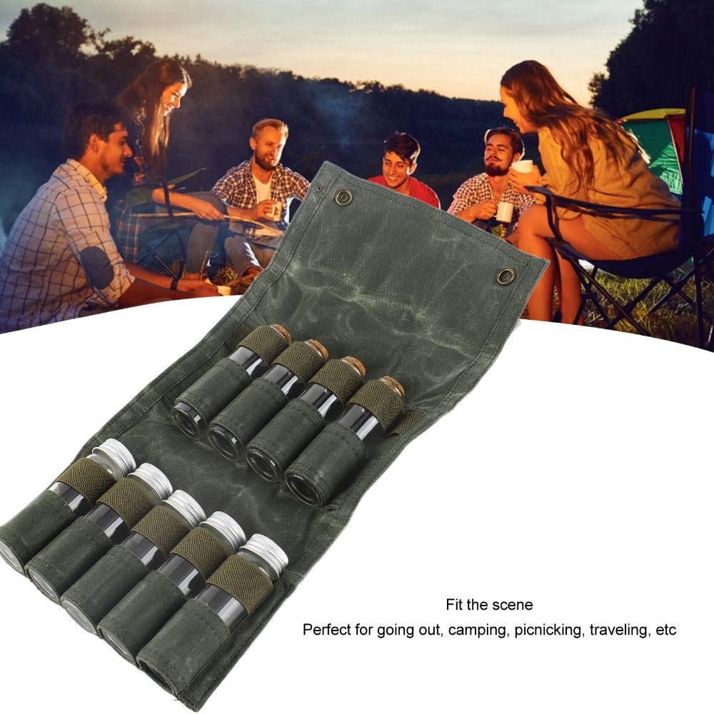 9 Pcs Durable Canvas Portable  - Camping Cooking Youtube recensione e prezzo