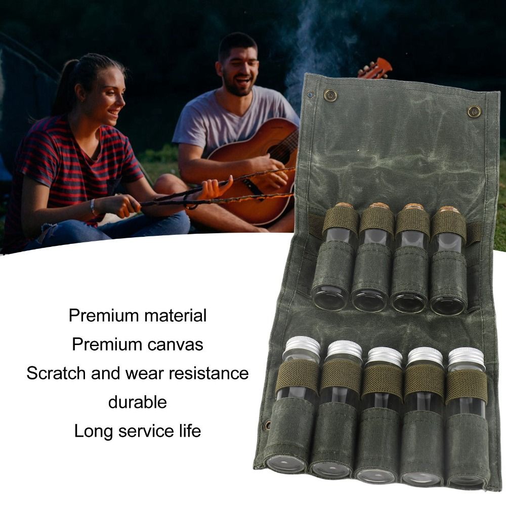 9 Pcs Durable Canvas Portable  - Camping Cooking Youtube recensione e prezzo