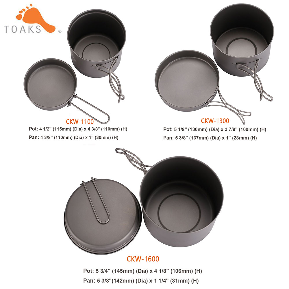TOAKS Cookware Set Ultralight  - Camping Cooking Basket recensione e prezzo