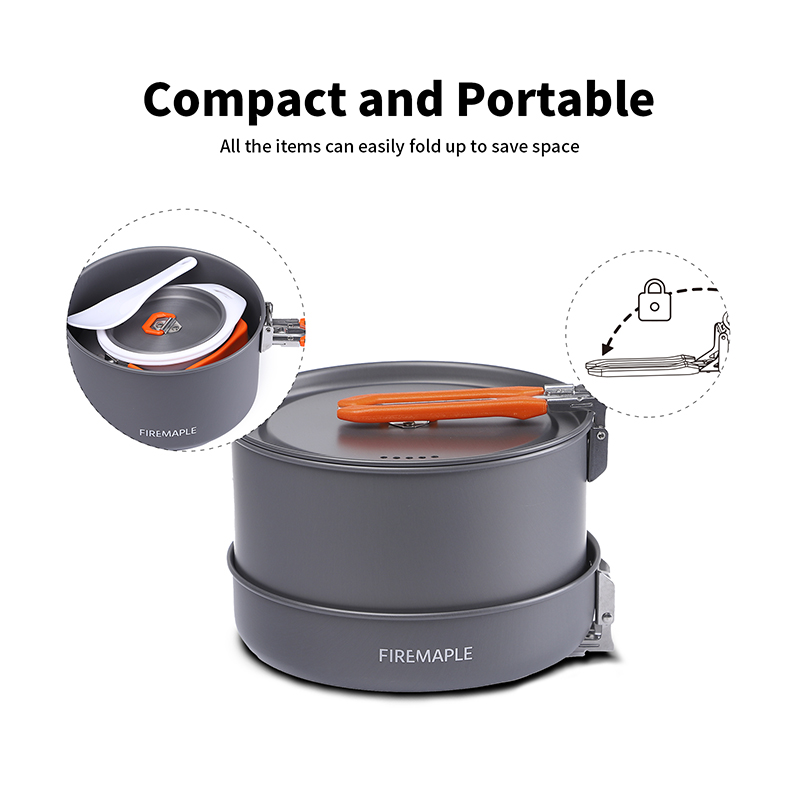 Fire Maple 4-5 Person Cookware - Camping Cooking Set For 4 recensione e prezzo