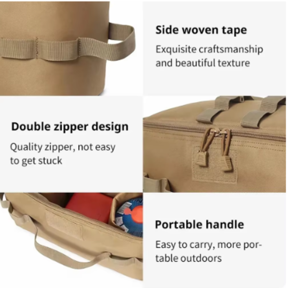 Outdoor Camping Gas Tank Stora - Camping Cooking Backpack recensione e prezzo