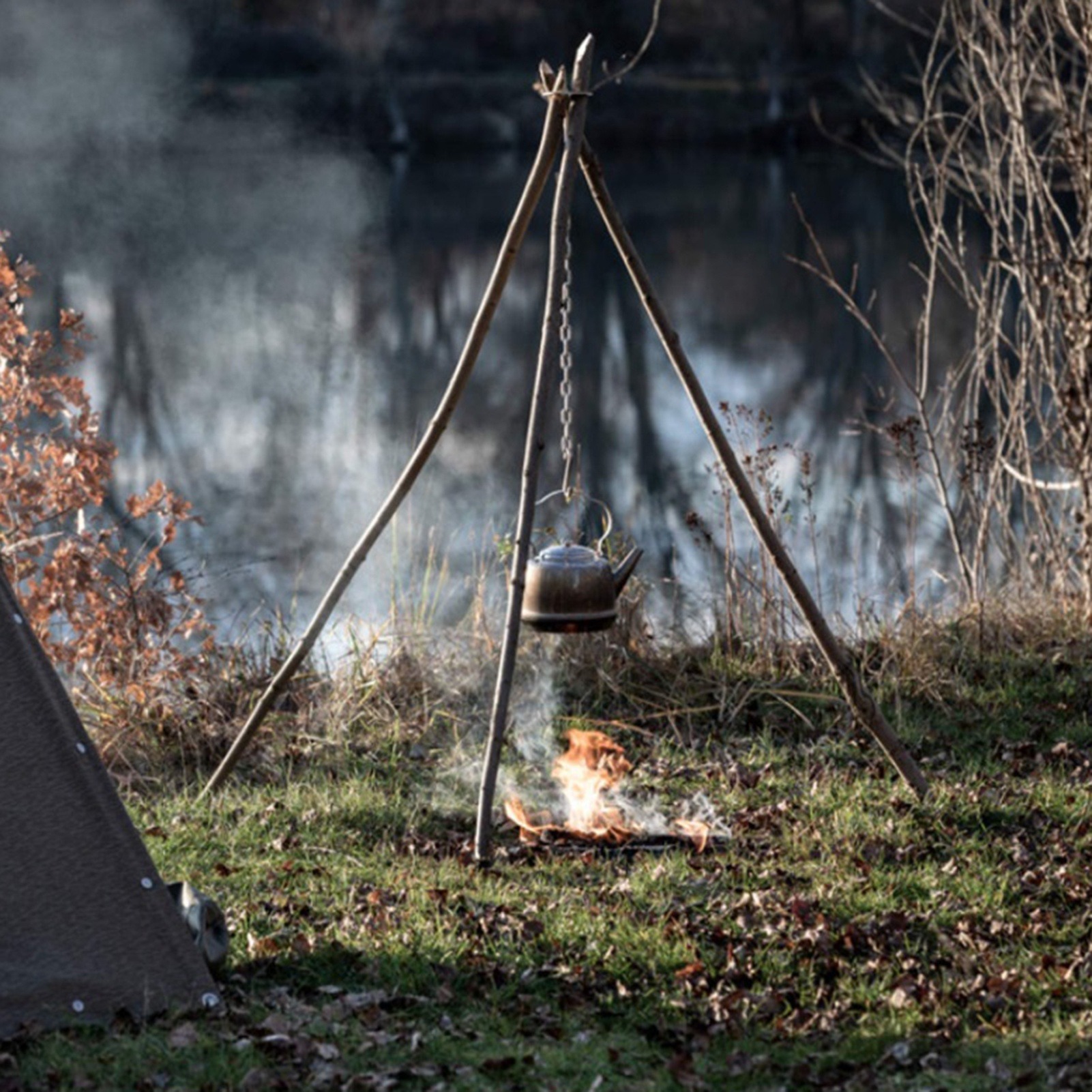 Stainless Steel Camping Tripod - Camping Cooking Pot Tripod recensione e prezzo