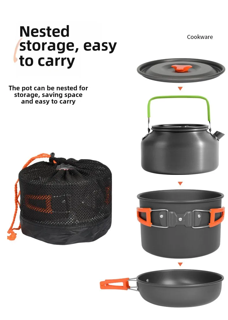 DS-308 Outdoor large capacity  - Camping Cooking Set Ds 308 recensione e prezzo