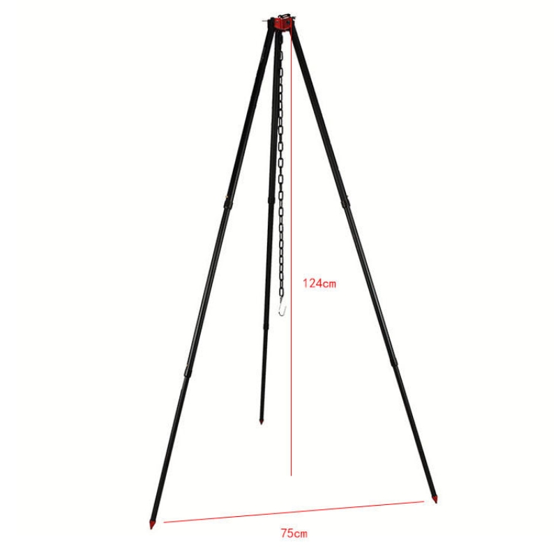 Outdoor Large Bonfire Tripod P - Camping Cooking Pot Tripod recensione e prezzo