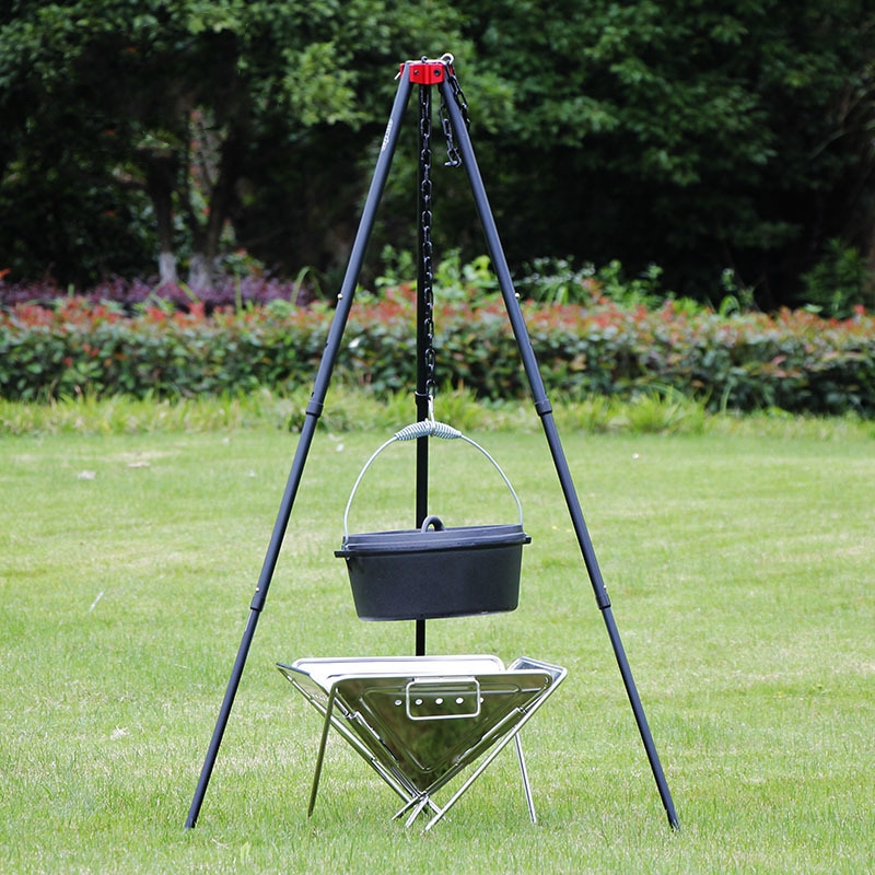 Outdoor Large Bonfire Tripod P - Camping Cooking Pot Tripod recensione e prezzo