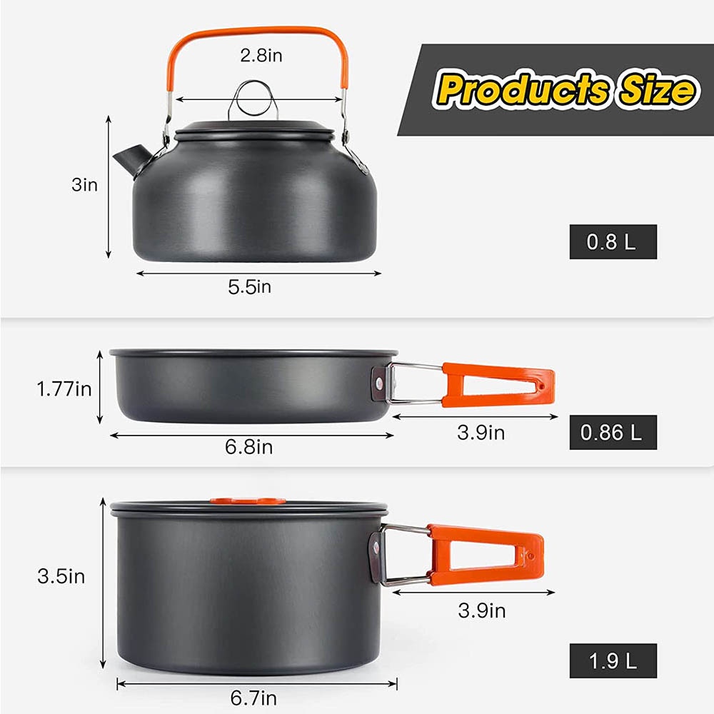 Outdoor camping cooking set, n - Camping Cooking Bundle recensione e prezzo