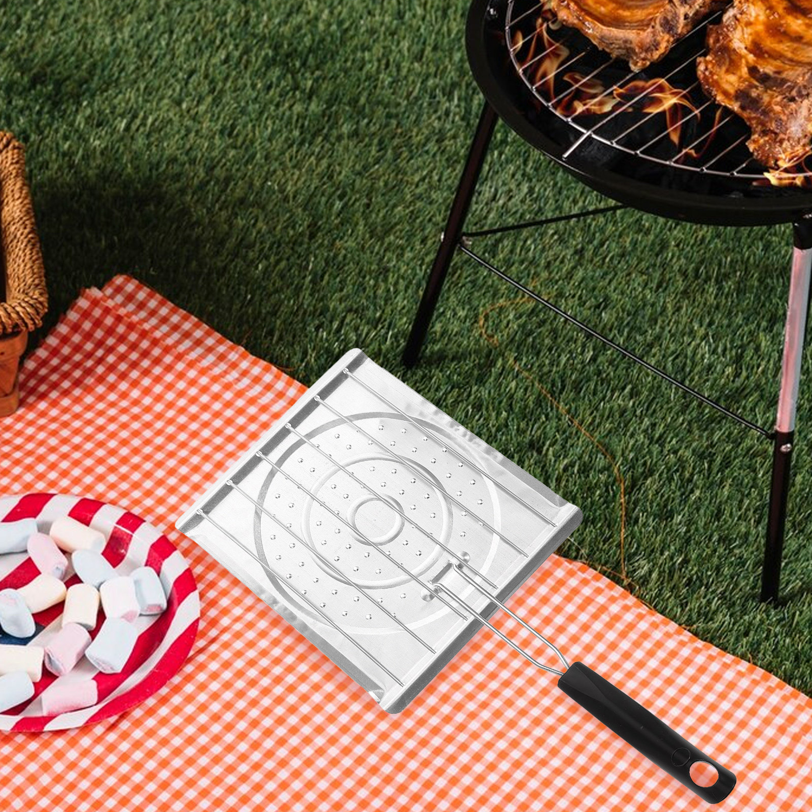 Noncoated Perforated Toaster G - Camping Cooking Basket recensione e prezzo