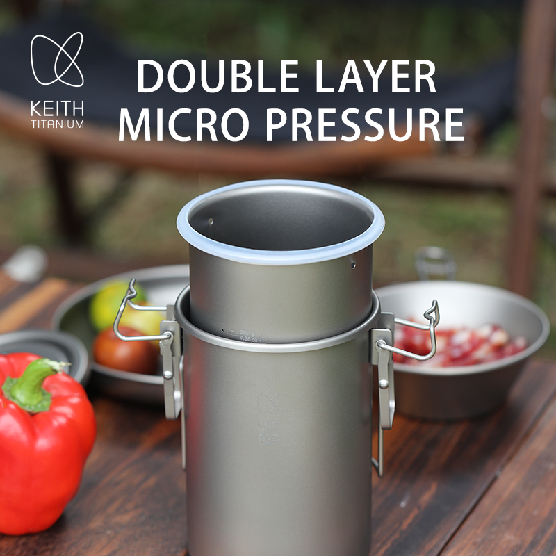 KEITH Pure Titanium Rice Cooke - Camping Cooking Bundle recensione e prezzo