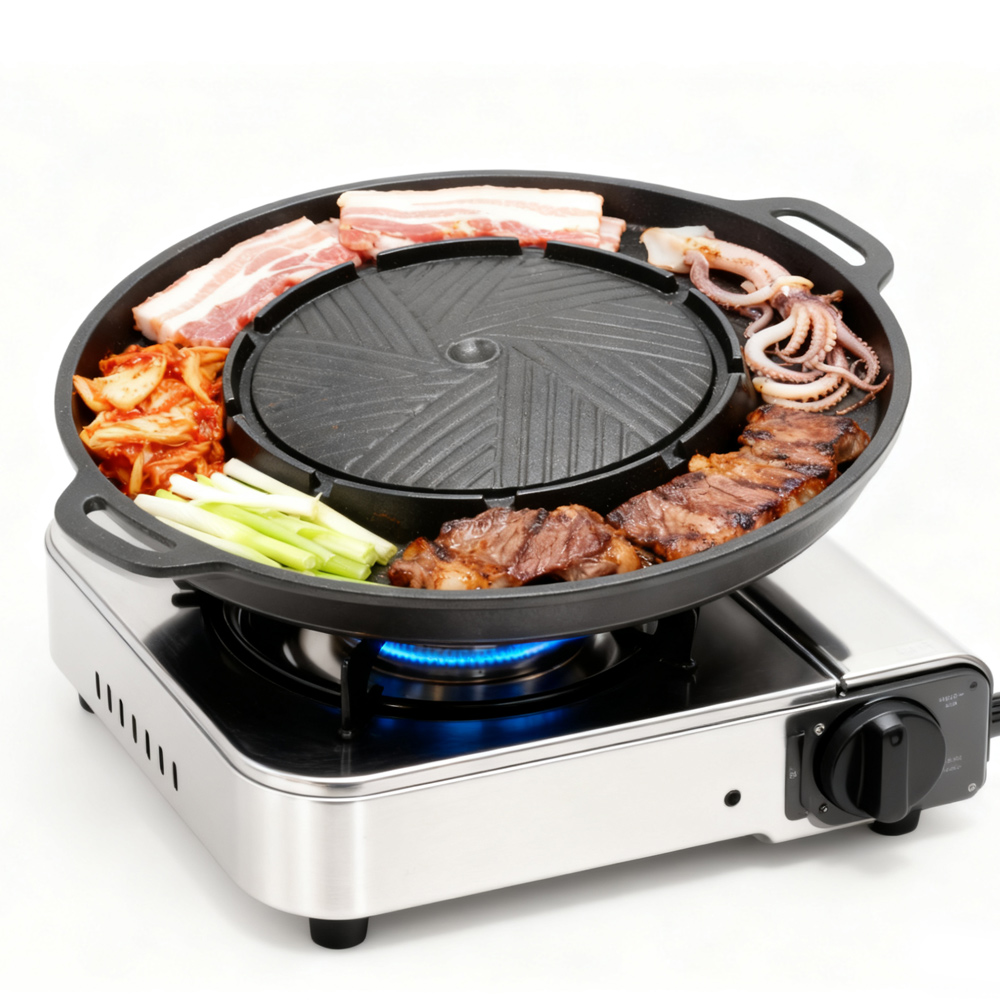 KOSUN Korean BBQ Grill Pan 2 i - Camping Cooking Plate recensione e prezzo