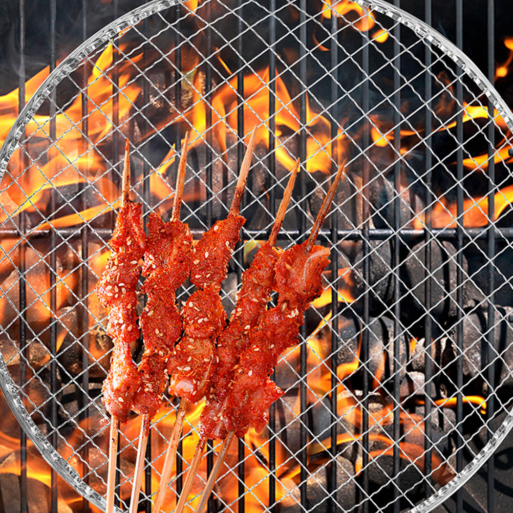 10Pcs Bbq Grill Mesh Fire Pit  - Camping Cooking Fire Pit recensione e prezzo