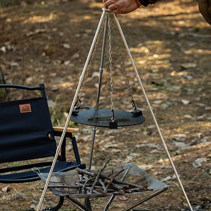 Aluminum Camping Bonfire Tripo - Camping Cooking Pot Tripod recensione e prezzo