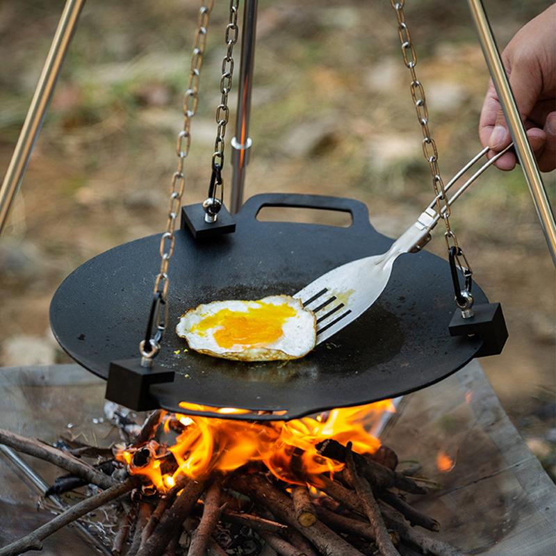 Aluminum Camping Bonfire Tripo - Camping Cooking Pot Tripod recensione e prezzo
