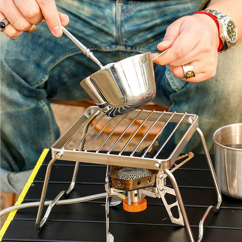 Stainless Steel Stove Stand Ca - Camping Cooking Backpack recensione e prezzo