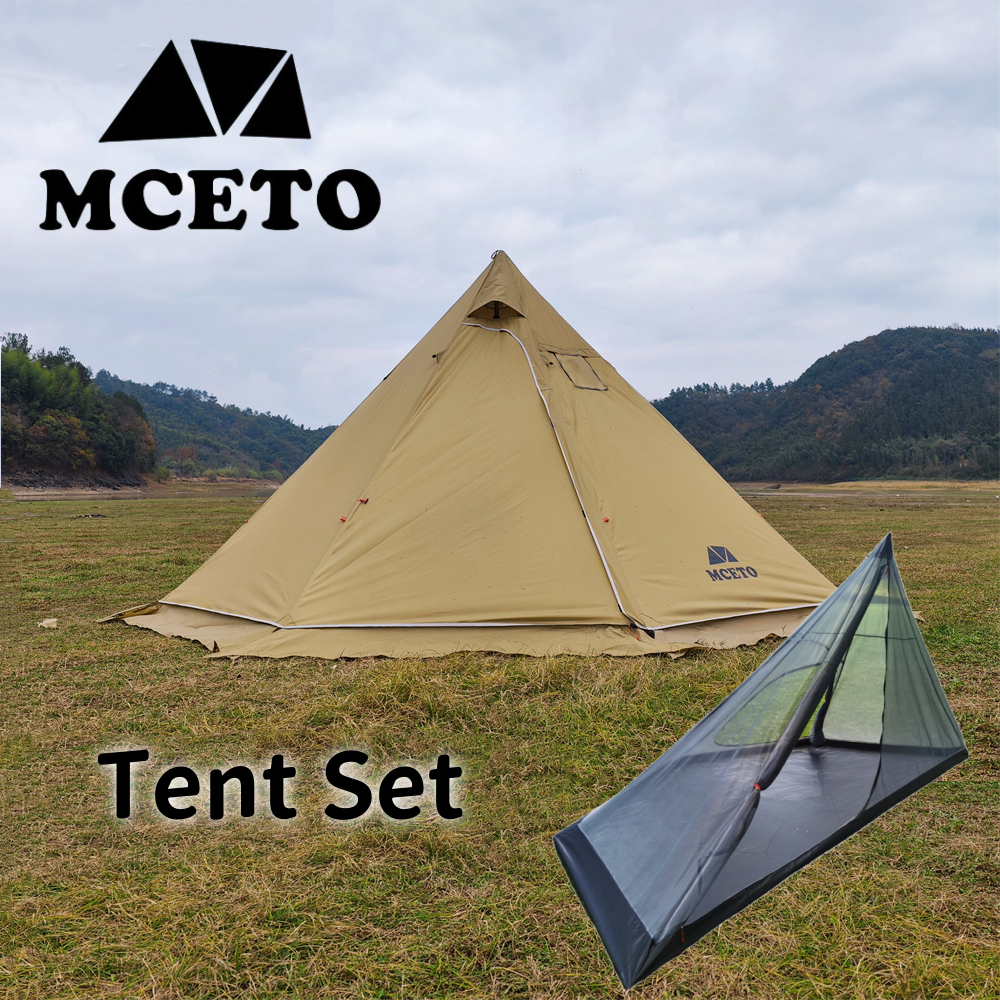 Pyramid Tent Set Outdoor Winte - Campfire Cooking In Another World recensione e prezzo