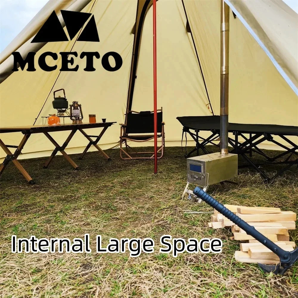 Pyramid Tent Set Outdoor Winte - Campfire Cooking In Another World recensione e prezzo
