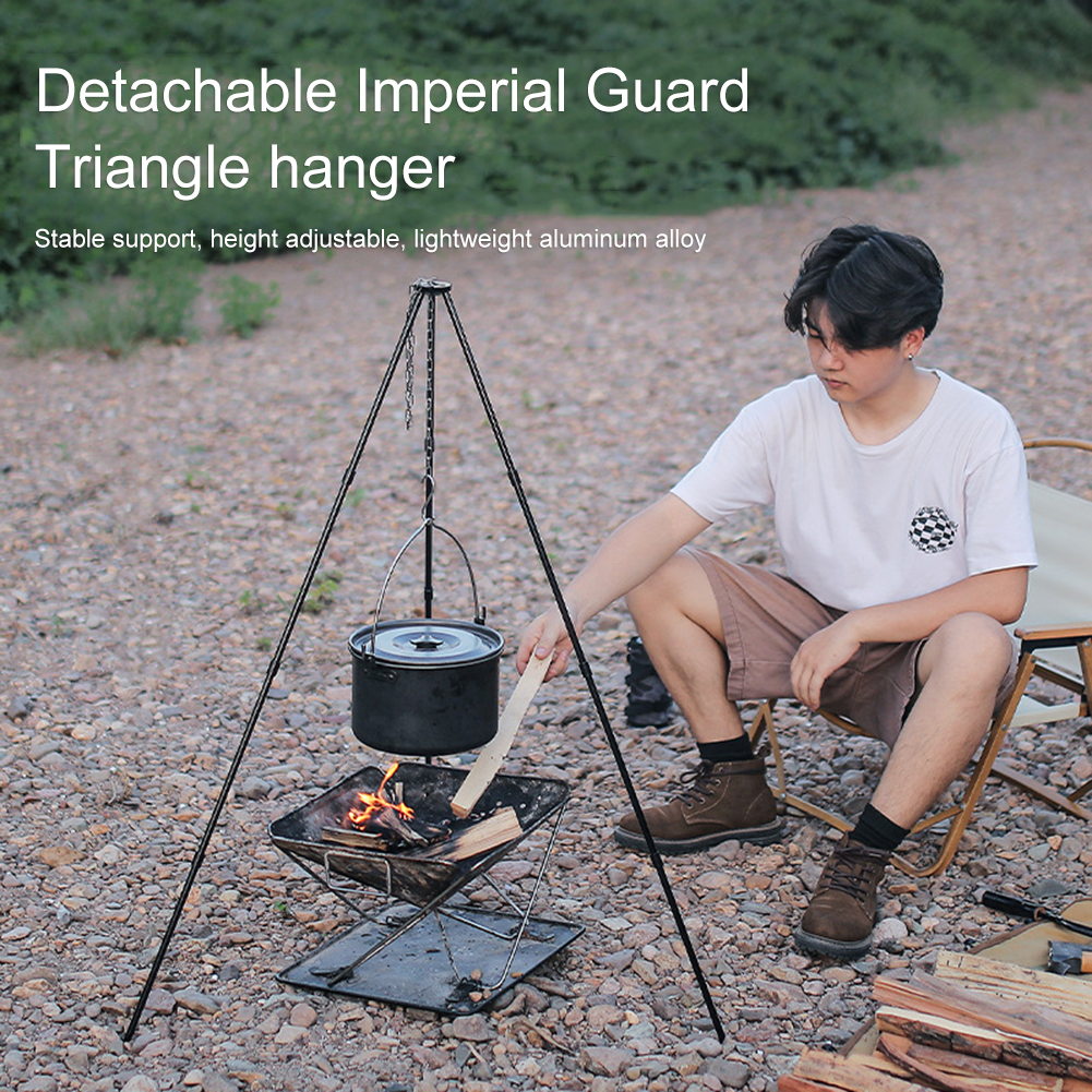 Camping Bonfire Tripod Aluminu - Camping Cooking Pot Tripod recensione e prezzo