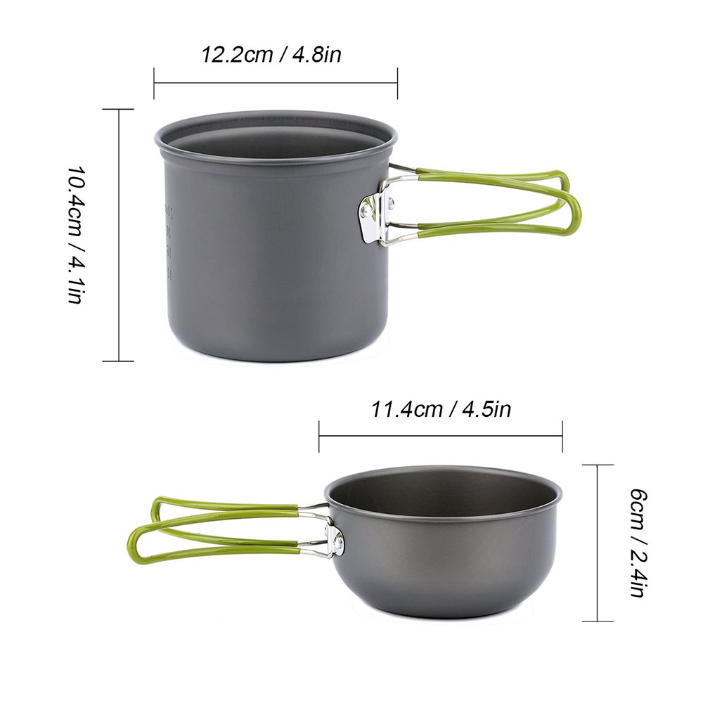 Ultralight Camping Pots Cookwa - Camping Cooking Hardware recensione e prezzo