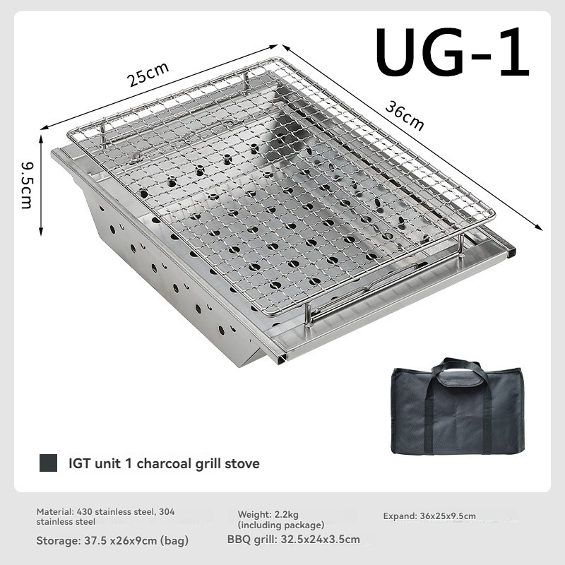 CAMPINGMOON UG-1 IGT Carbon Gr - Camping Cooking Table With Windshield recensione e prezzo
