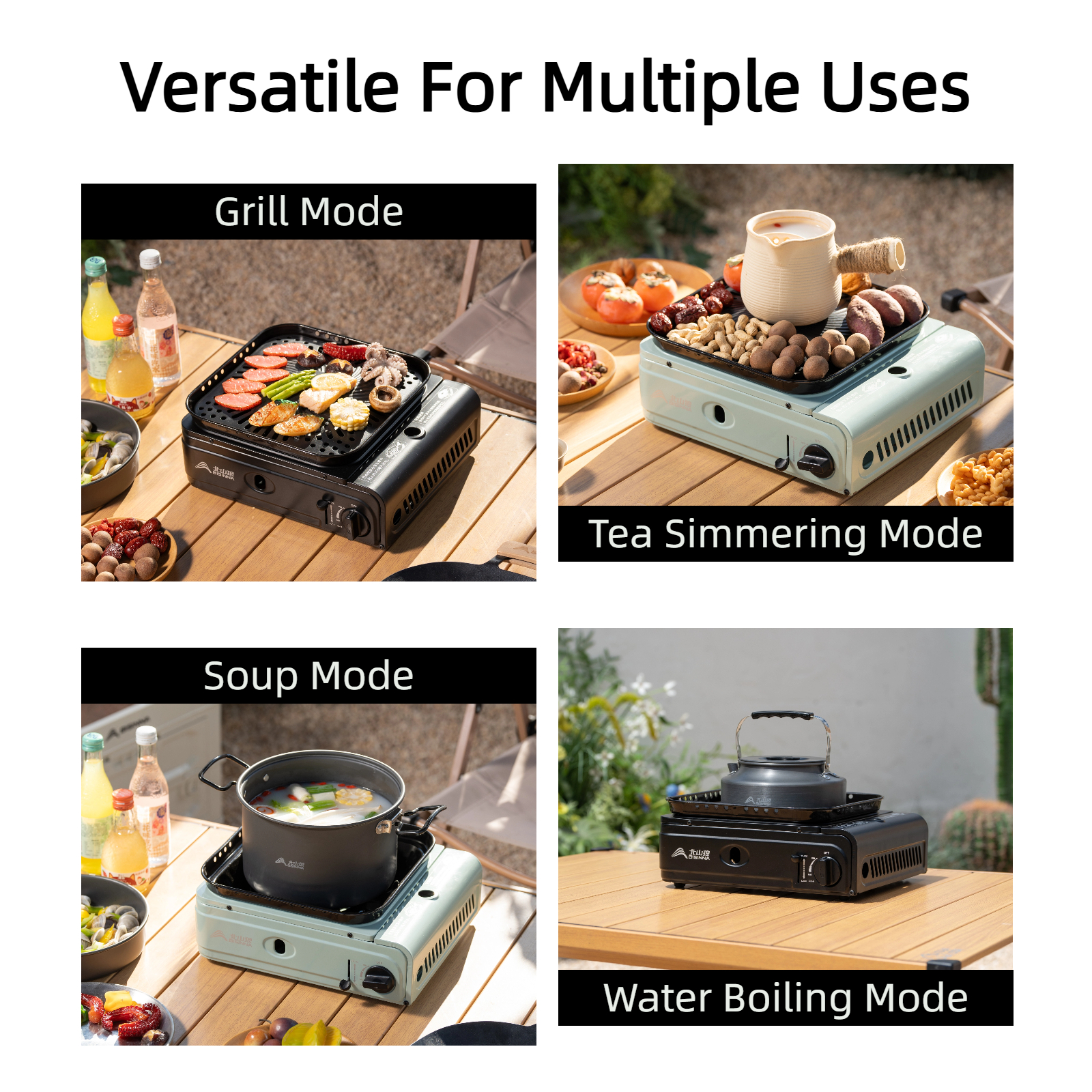 BISINNA Camping Gas Stove Port - Camping Cooking Plate recensione e prezzo