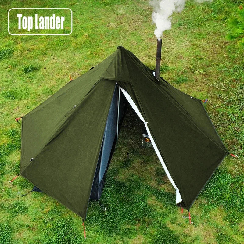 Camping Hot Tent with Chimney  - Campfire Cooking In Another World recensione e prezzo