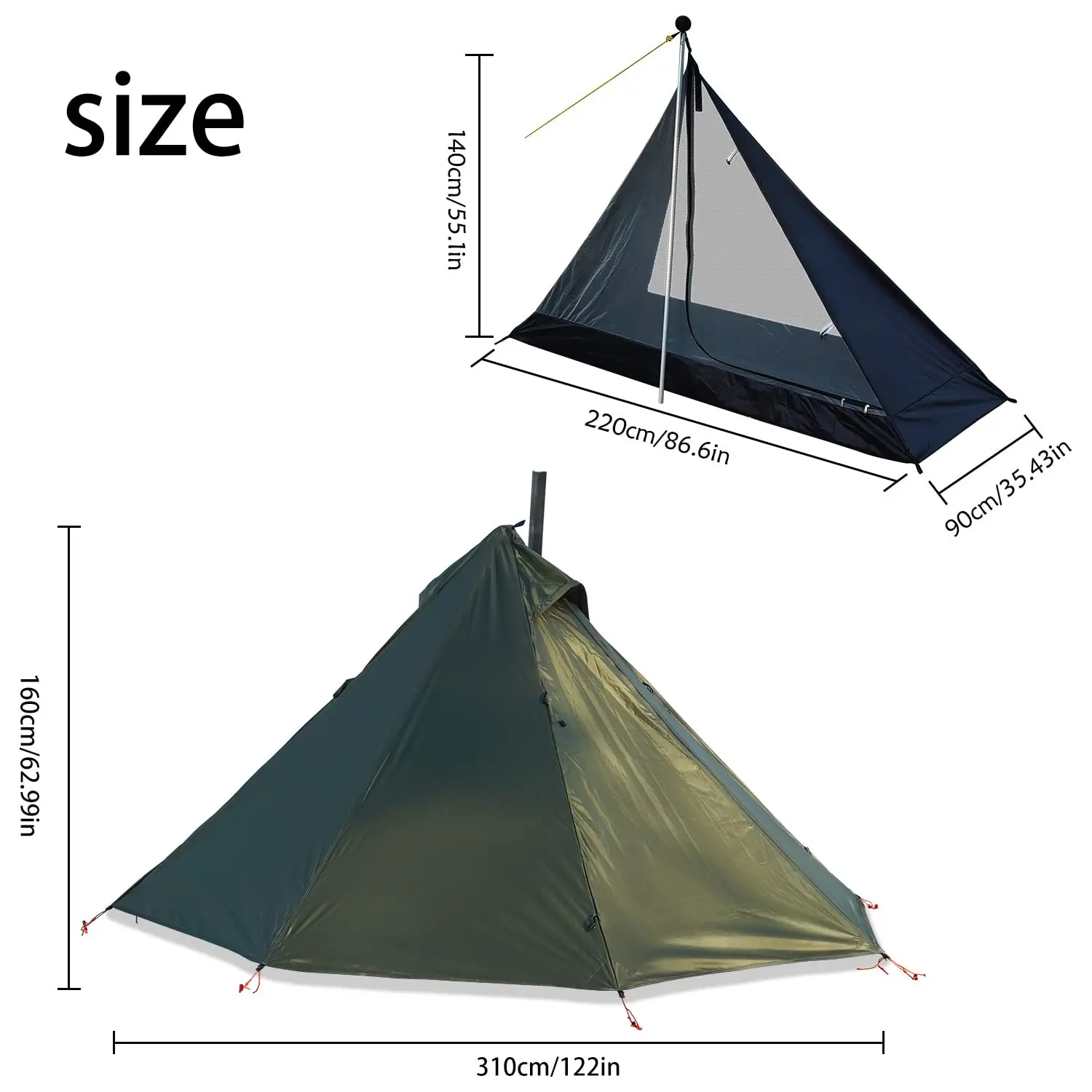 Camping Hot Tent with Chimney  - Campfire Cooking In Another World recensione e prezzo