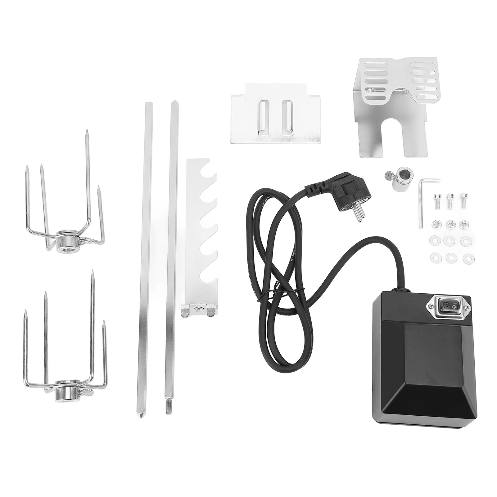 Electric BBQ Grill Rotisserie  - Camping Cooking Bundle recensione e prezzo