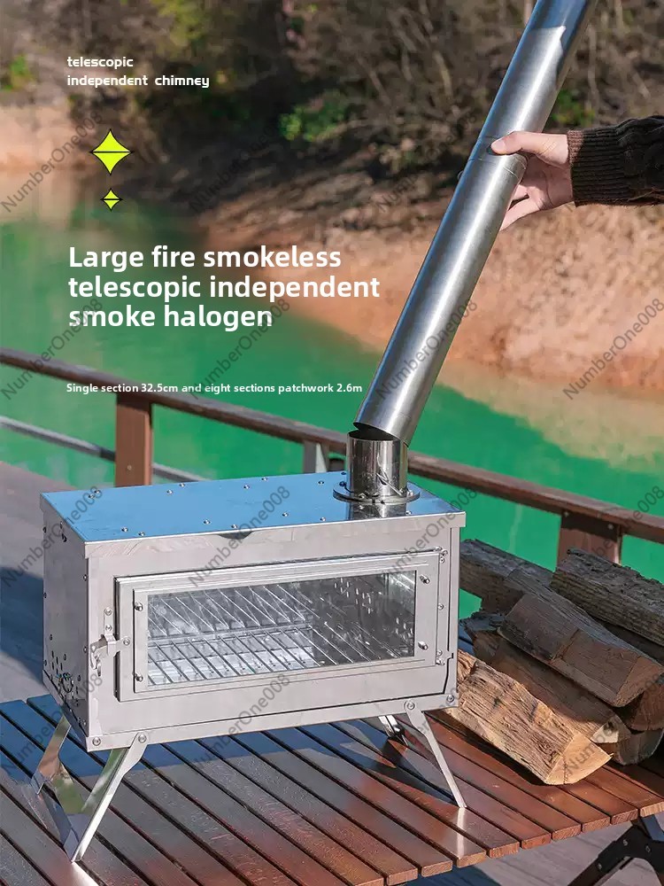 Portable Stainless Steel Wood  - Camping Cooking Fire Pit recensione e prezzo