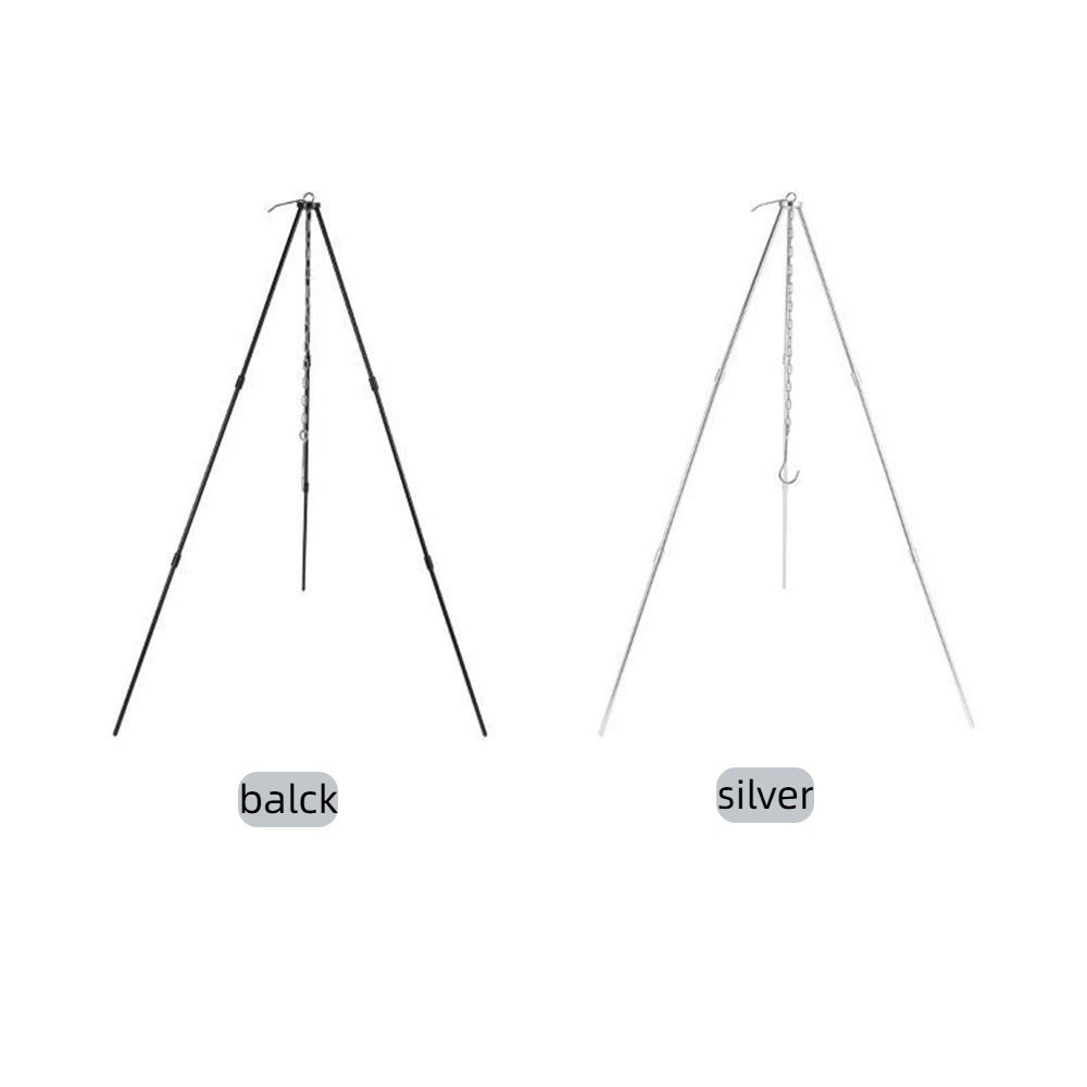 Portable Camping Tripod Detach - Camping Cooking Pot Tripod recensione e prezzo