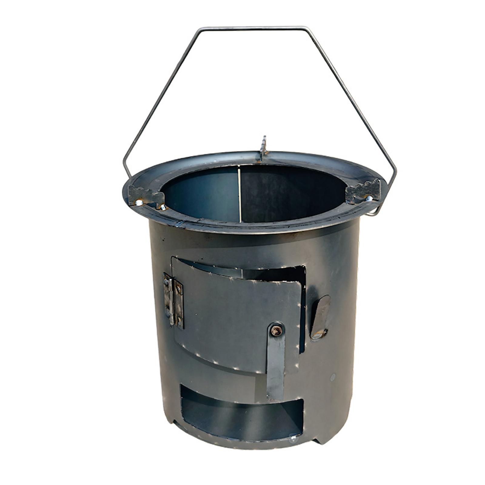 Camping Wood Stove Folding Iro - Camping Cooking Fire Pit recensione e prezzo