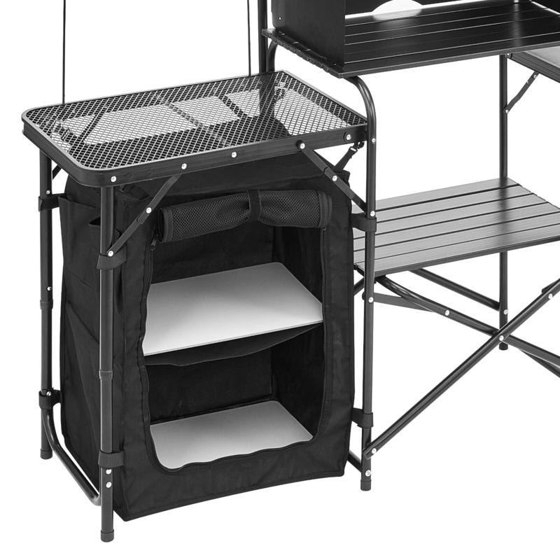 Camping Kitchen Table Portable - Camping Cooking Table With Windshield recensione e prezzo