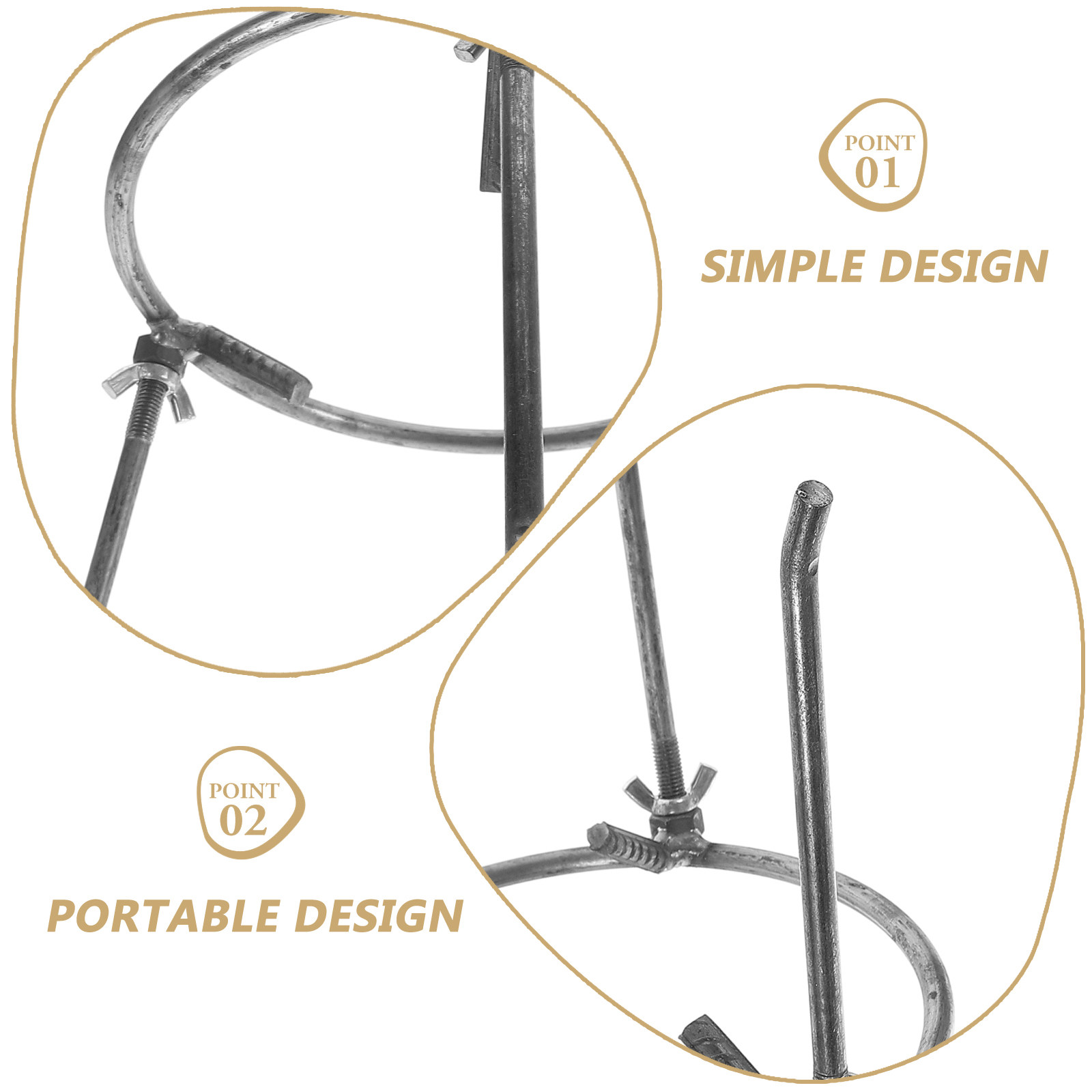 Carbon Steel Camping Tripod Ou - Camping Cooking Fire Pit recensione e prezzo
