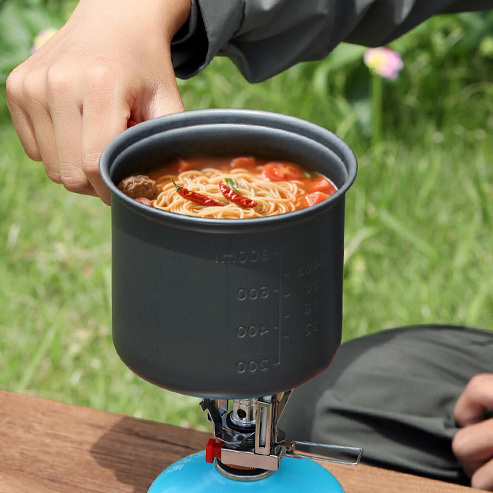 Portable Camping Cookware Set  - Camping Cooking Gas Stove recensione e prezzo