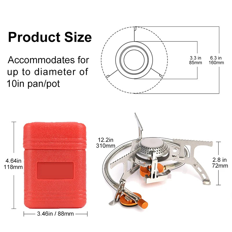 Camping Gas Stove Portable Fol - Camping Cooking Hob recensione e prezzo