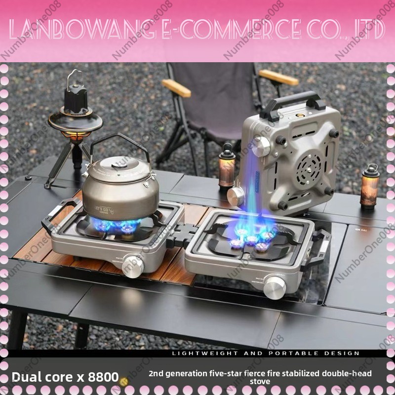 Outdoor Dual Burner High Power - Camping Cooking Hob recensione e prezzo