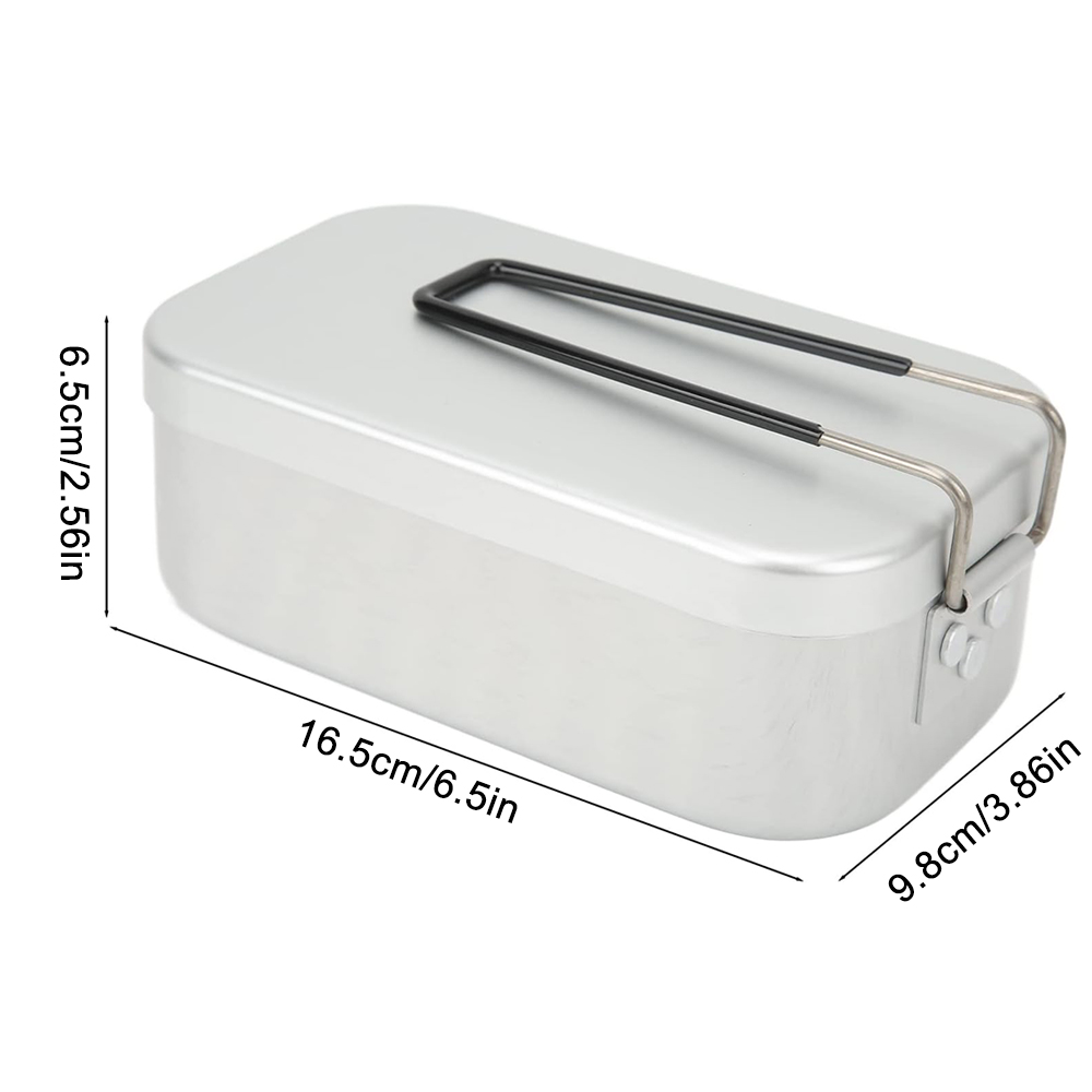 800ML Aluminum Lunch Boxes Out - Camping Cooking Hardware recensione e prezzo