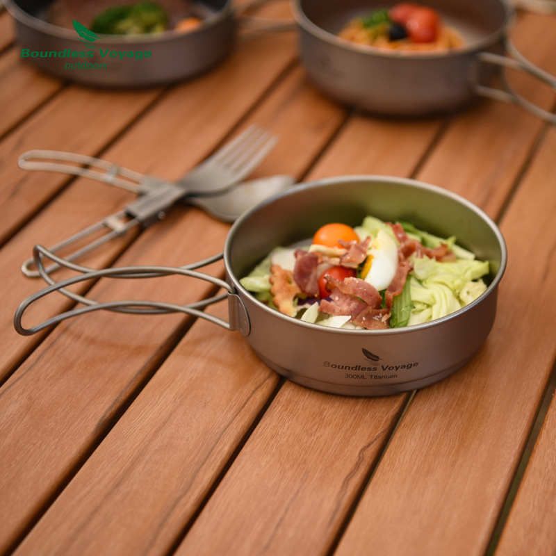Pure Titanium Folding Handle P - Camping Lightweight Cooking Pot recensione e prezzo